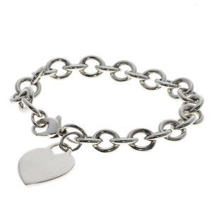 TIFFANY & CO. Silver Charm Bracelet